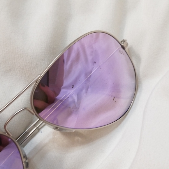 Purple mirrored aviator ray-bans - Picture 4 of 8
